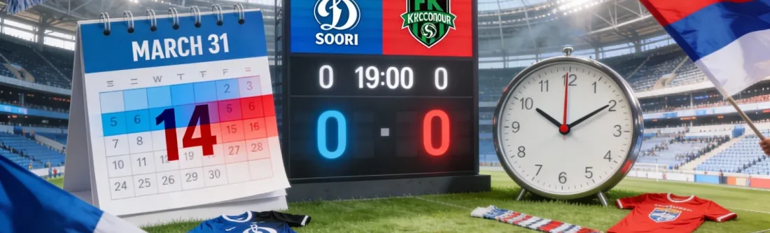 Сочи — ФК Краснодар: дата и время начала матча РПЛ 14 марта