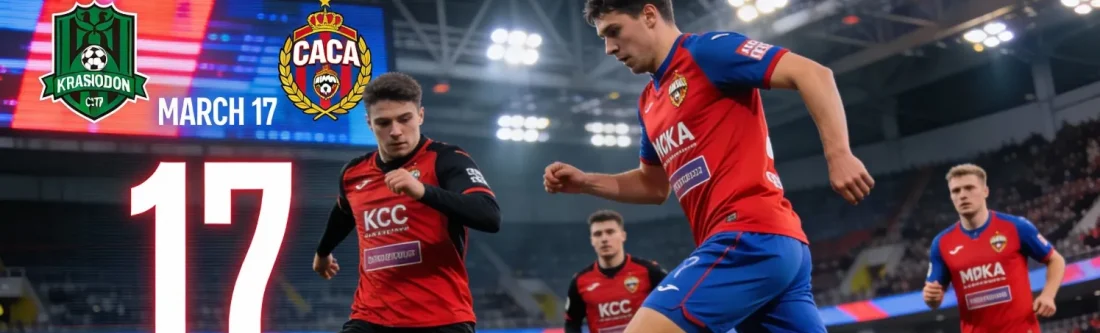 ФК Краснодар — ЦСКА: матч Кубка России 17 марта