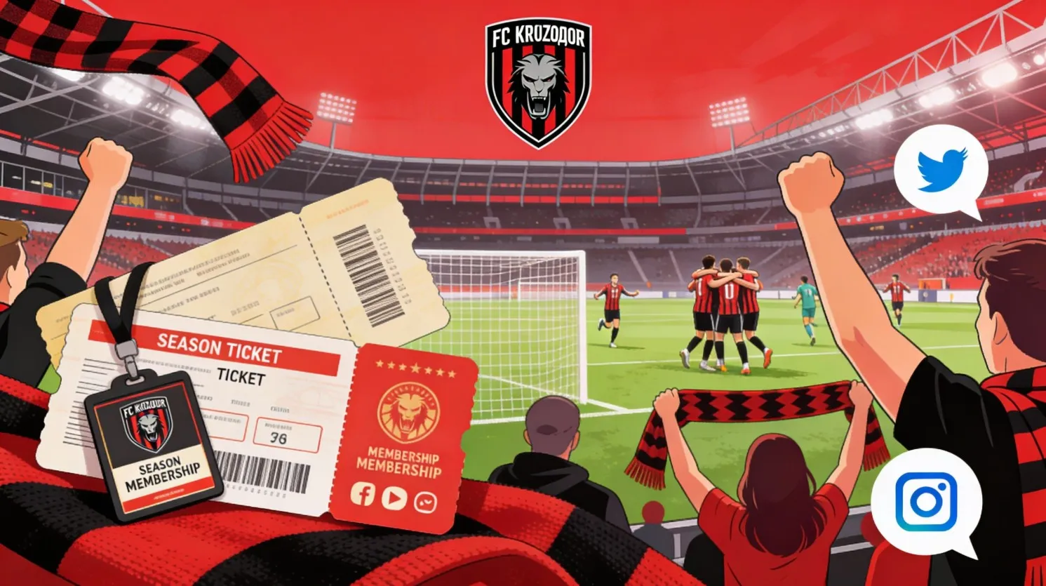 Абонементы ФК Краснодар и активность болельщиков: как поддержка трибун влияет на атмосферу матчей и сезон команды.