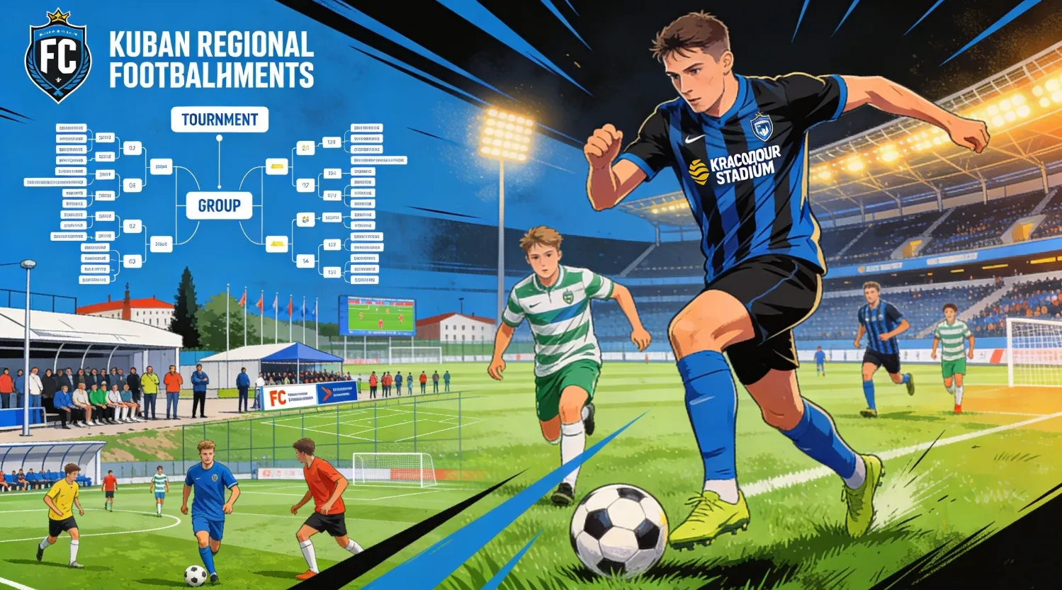 Региональные футбольные турниры Кубани: структура соревнований, формат проведения и роль в развитии футбола региона.