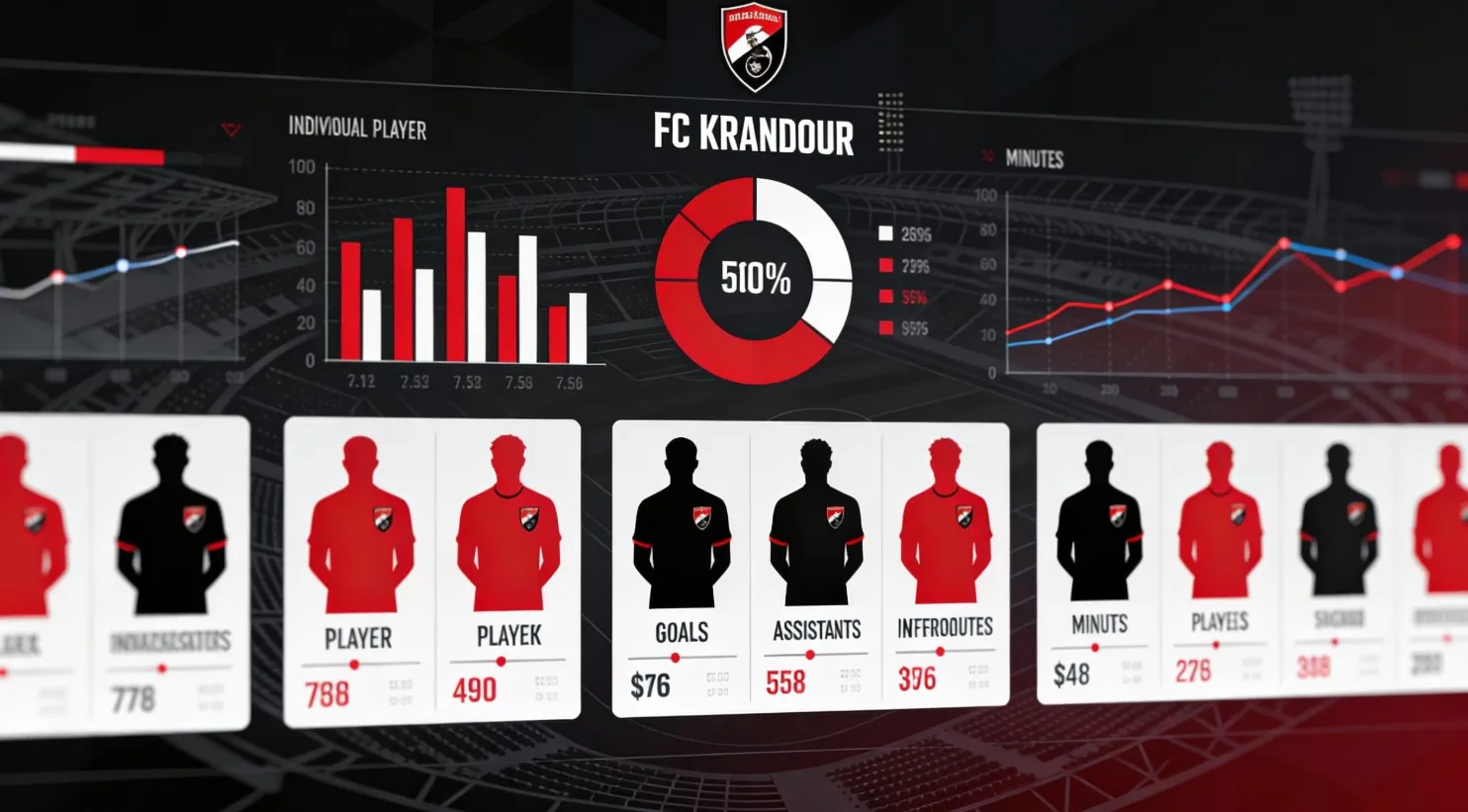 Индивидуальная статистика игроков ФК Краснодар: ключевые показатели, сильные и слабые стороны команды в текущем сезоне.